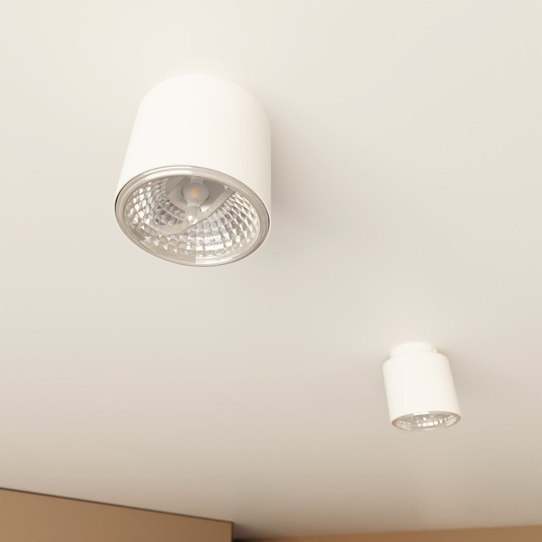 Deckenleuchte Micro 1 in Weiß, 1-flammig