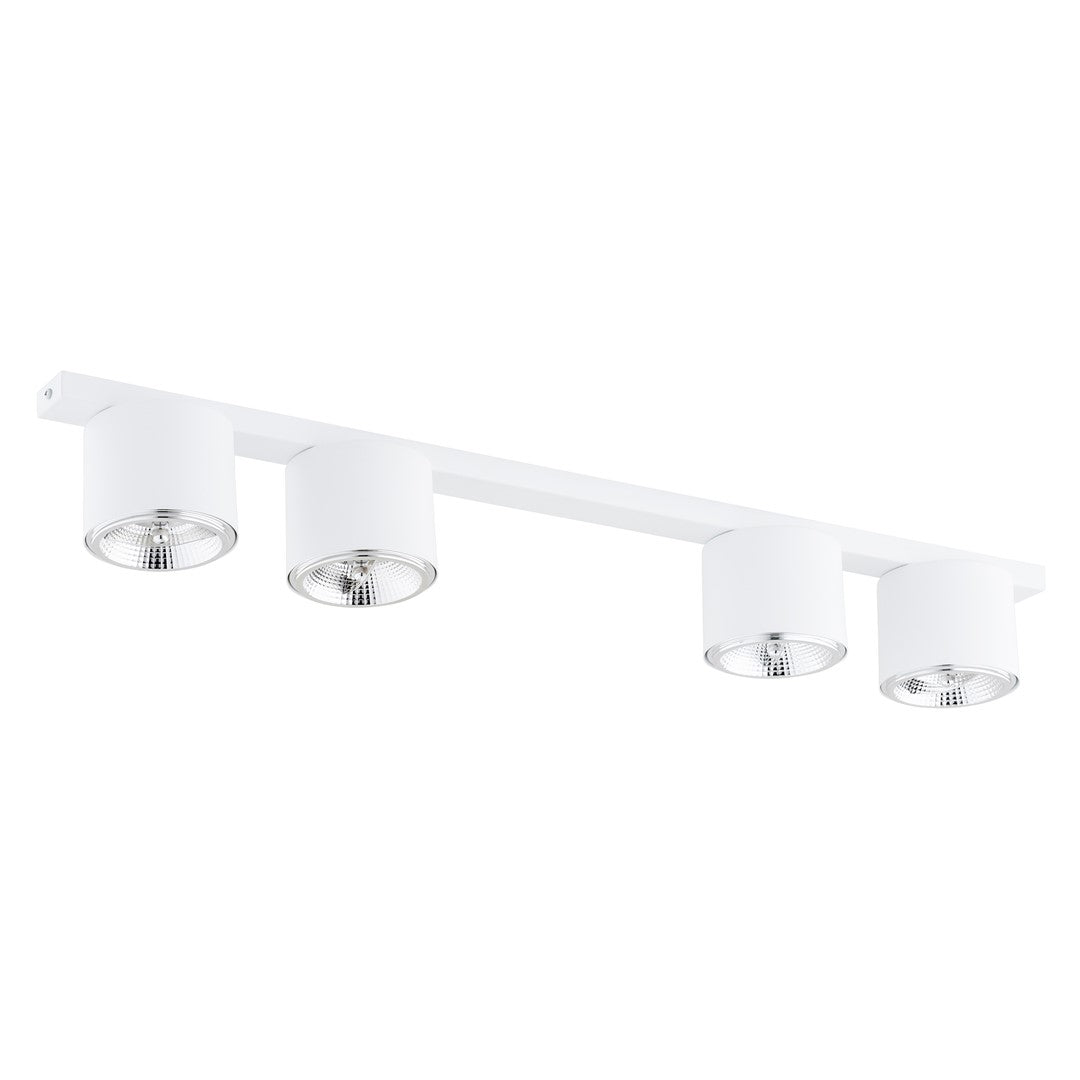 Deckenleuchte Micro 4 in Weiß, 4-flammig