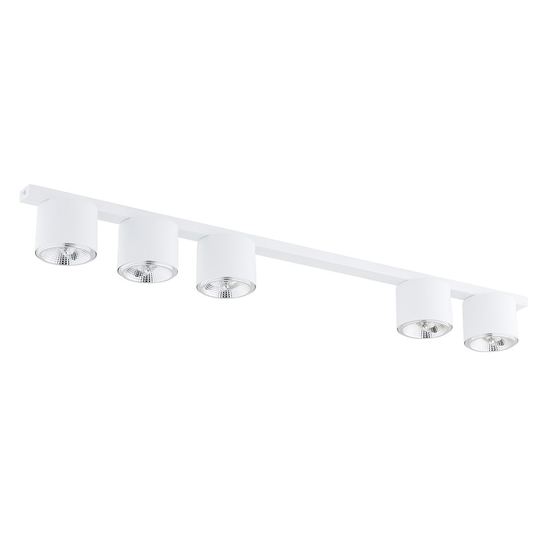 Deckenleuchte Micro 5 in Weiß, 5-flammig