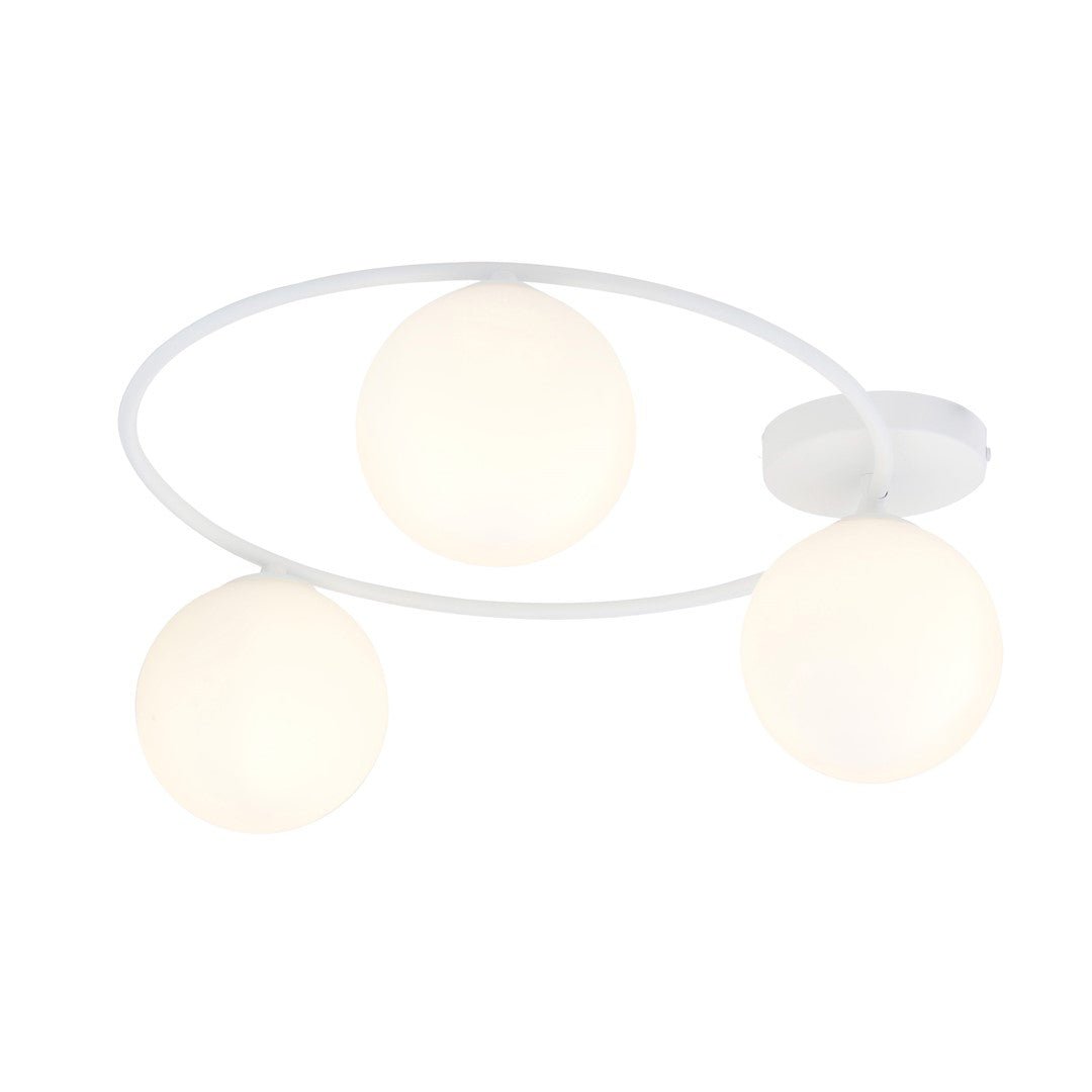 Deckenleuchte Pinade 3 in Weiß, 3-flammig