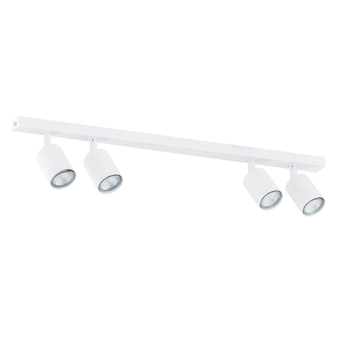 Deckenleuchte Spark 4 in Weiß, 4-flammig