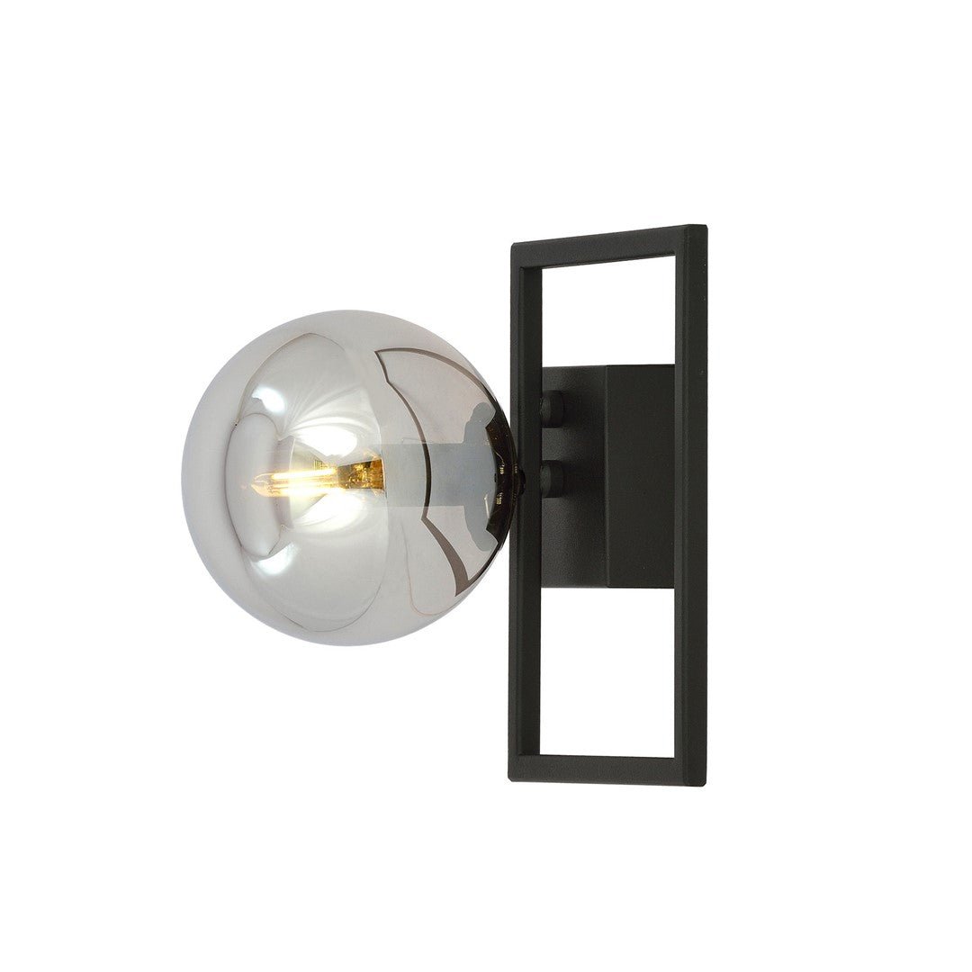 Deckenleuchte Vision 1E in Schwarz, Graphit, 1-flammig