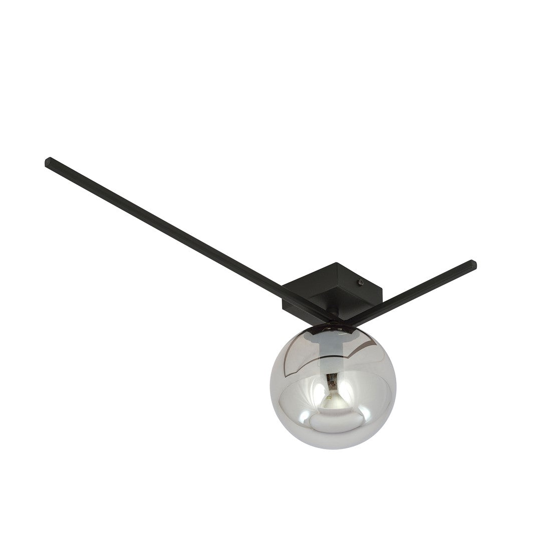 Deckenleuchte Vision 1F in Schwarz, Graphit, 1-flammig