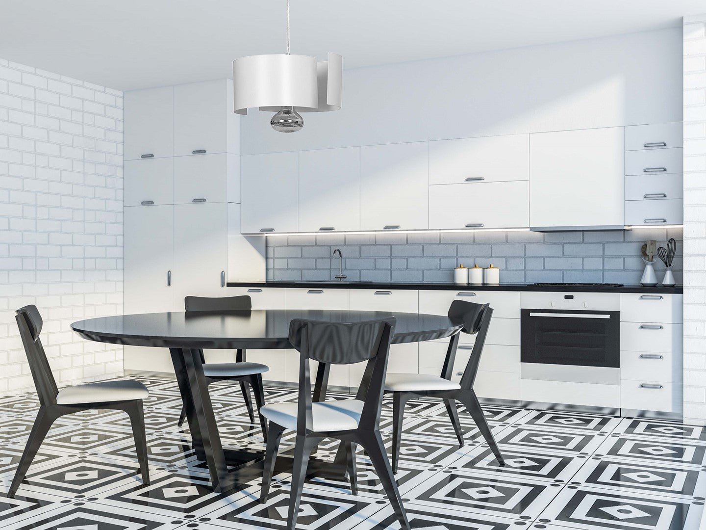 Hängeleuchte Aurora 1 in Weiß, 1-flammig