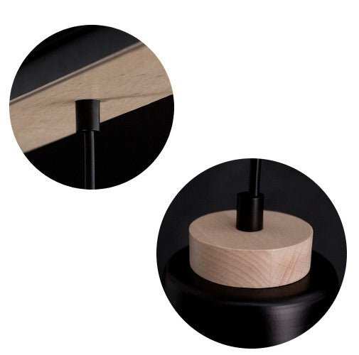 Hängeleuchte Dance 2 in Schwarz, 2-flammig