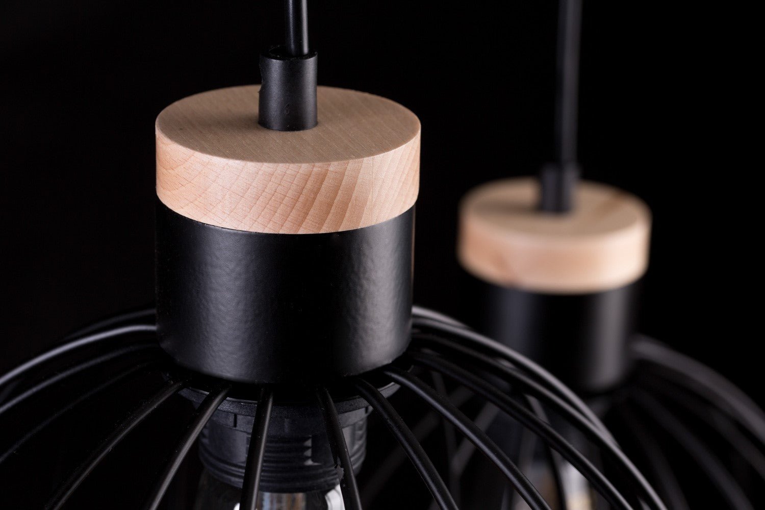 Hängeleuchte Drift 3 in Schwarz, 3-flammig