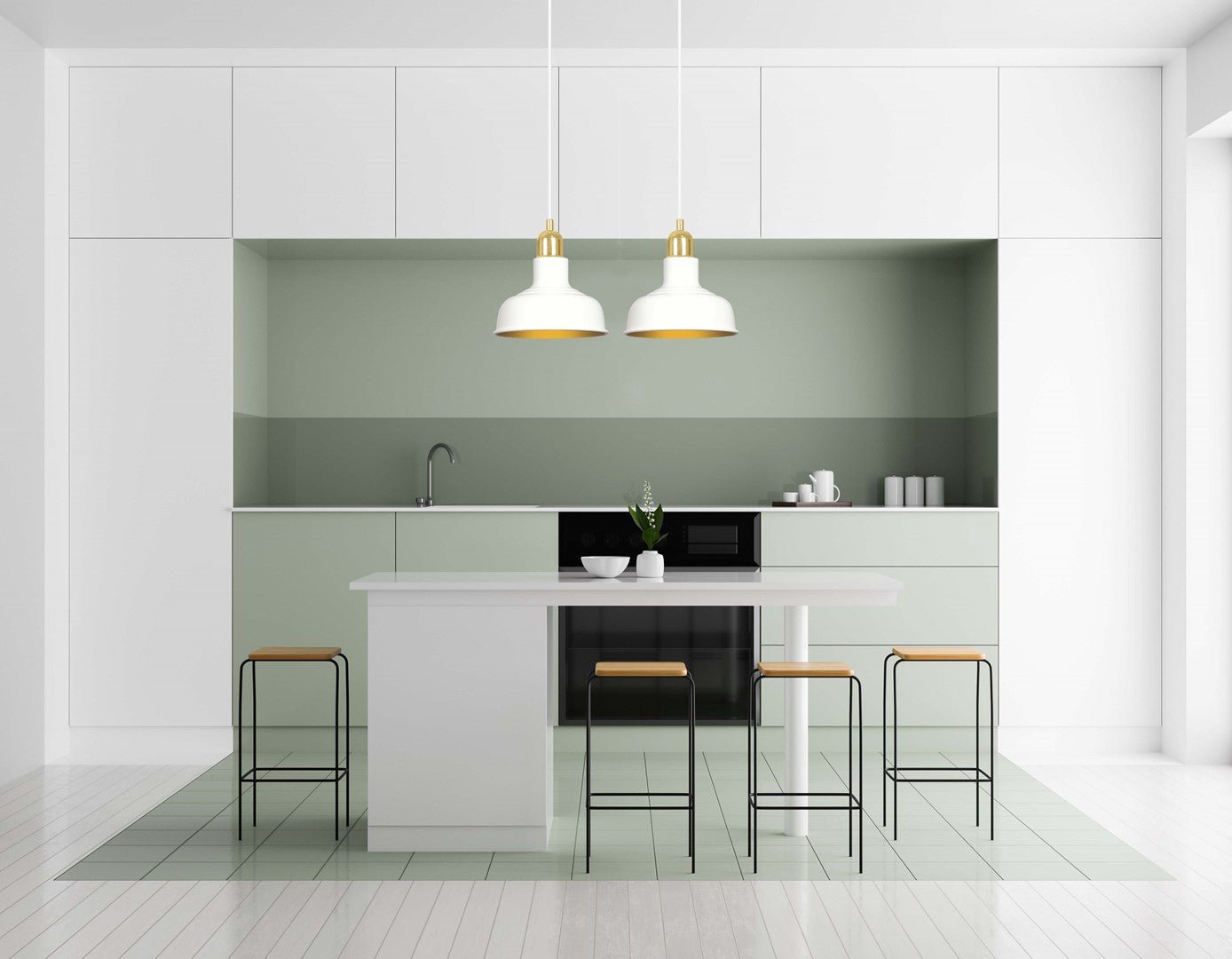 Hängeleuchte Shore 2 in Weiß, 2-flammig