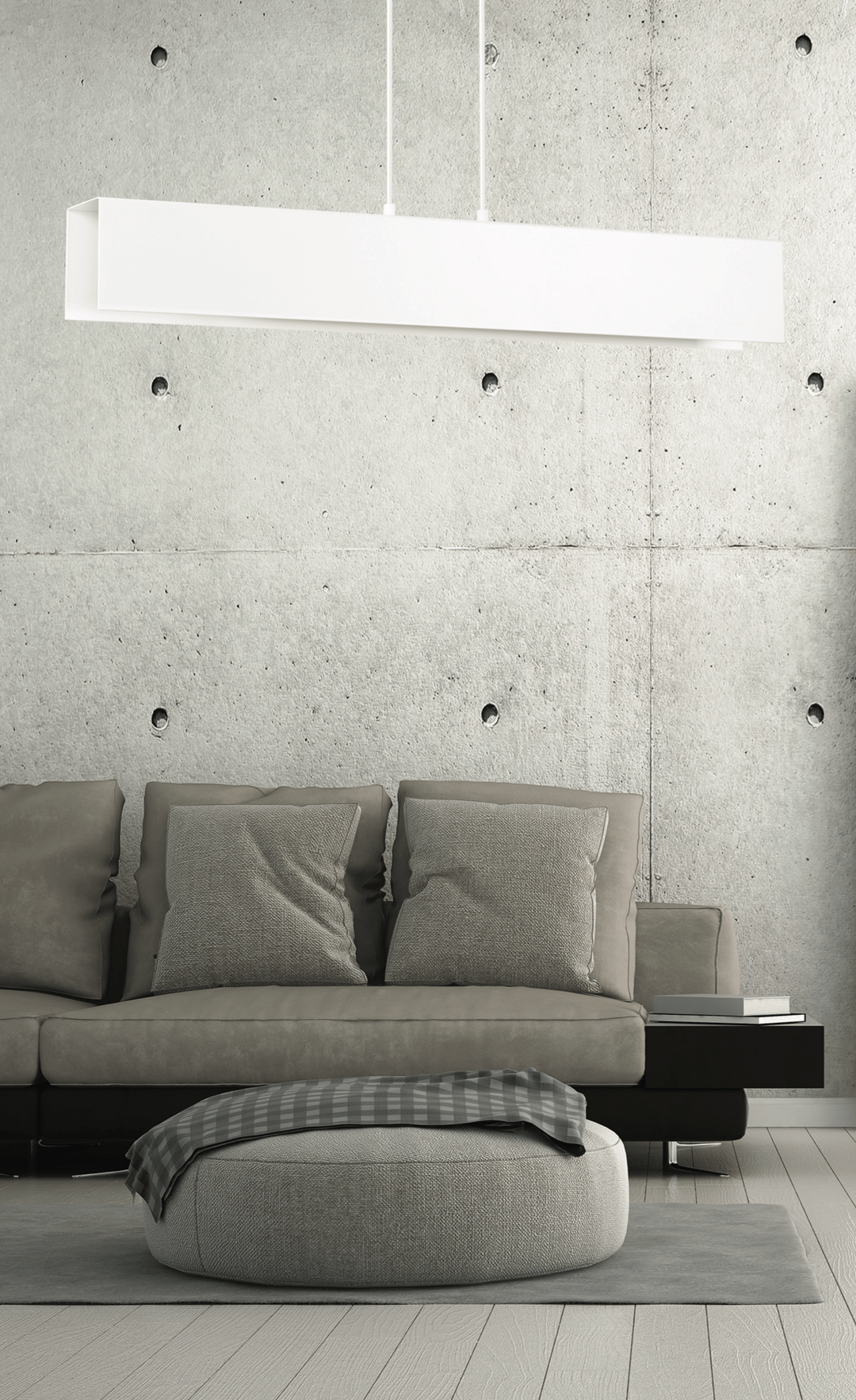 Hängeleuchte Velora 2 in Weiß, 2-flammig