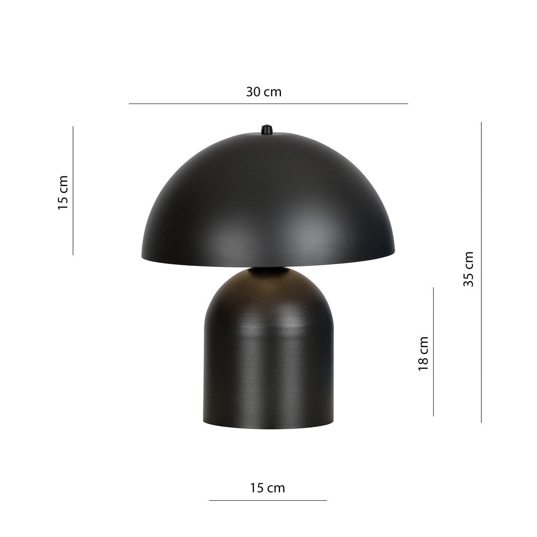 Tischlampe Brew in Schwarz, Weiß, 1-flammig