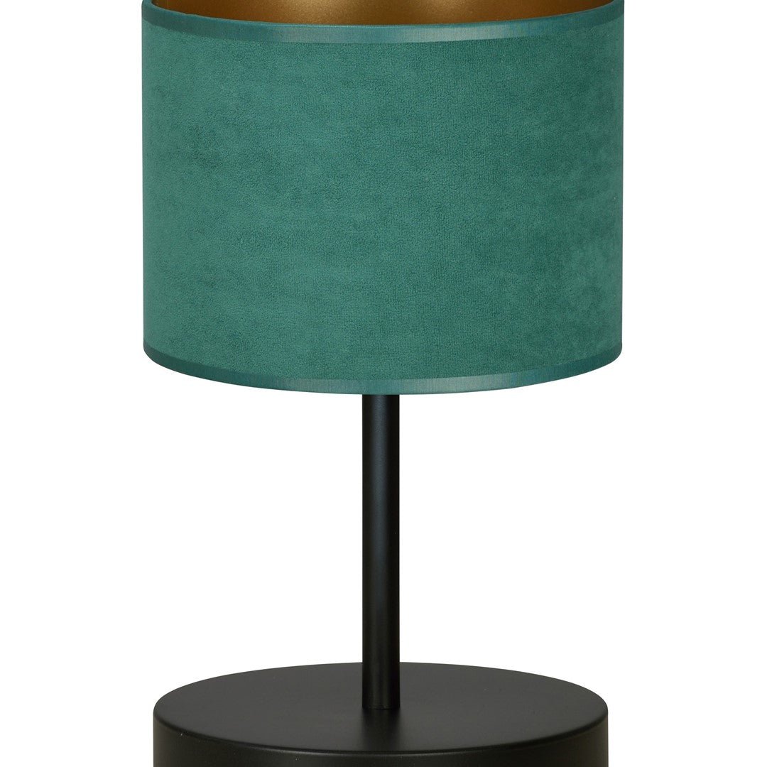 Tischlampe Crest Ln1 in Schwarz, Grün, 1-flammig