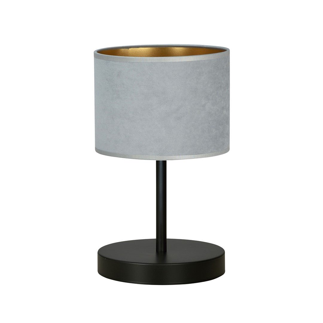 Tischlampe Crest Ln1 in Schwarz, Grau, 1-flammig