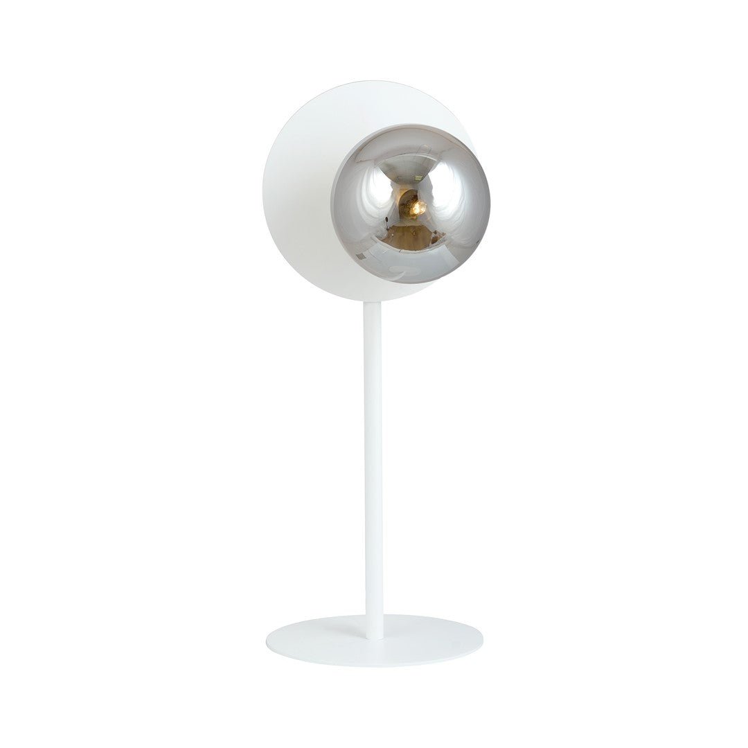 Tischlampe Nordic LN in Weiß, Graphit, 1-flammig