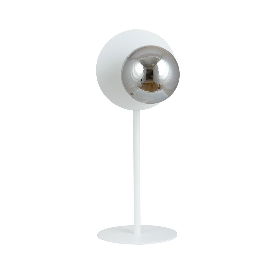Tischlampe Nordic LN in Weiß, Graphit, 1-flammig
