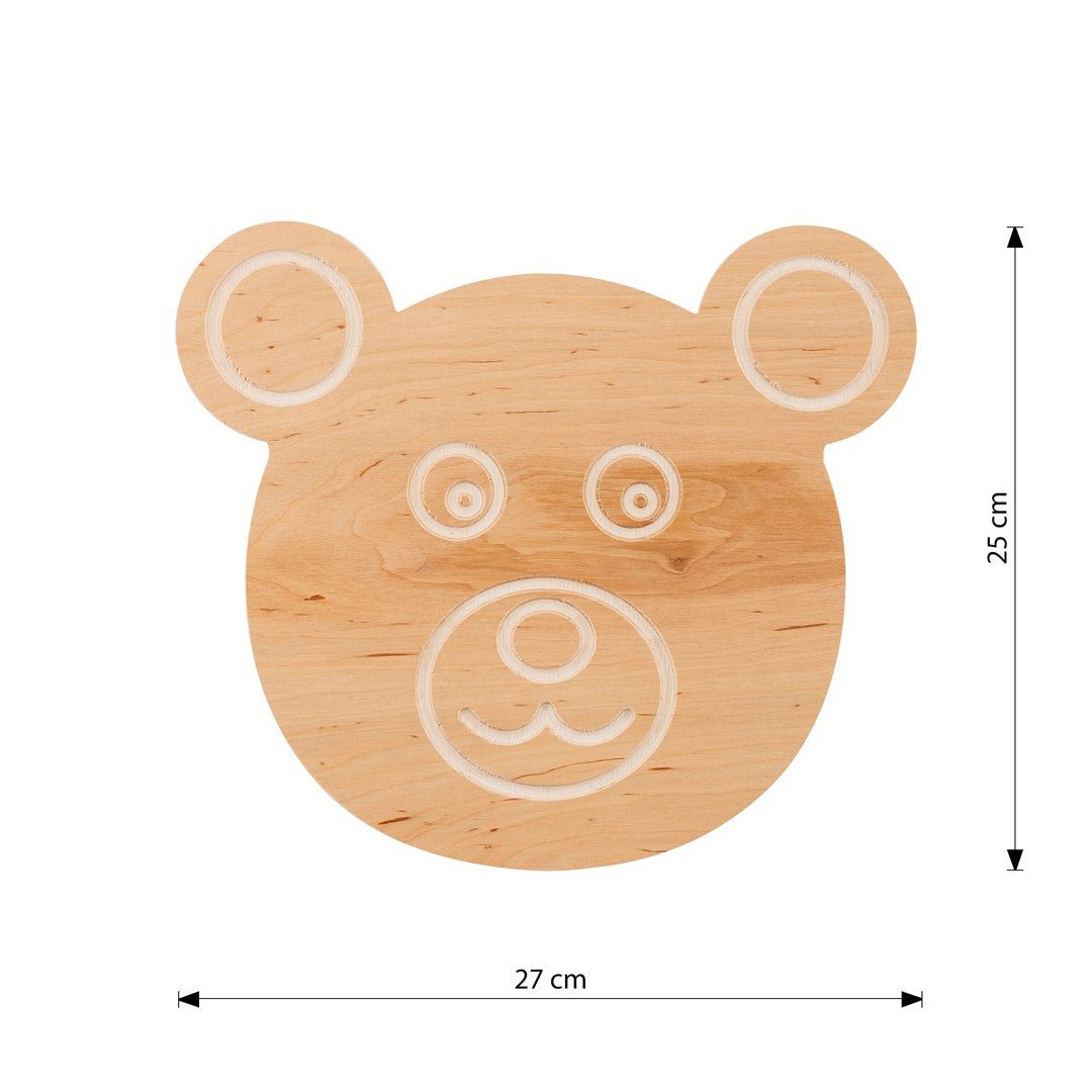 Wandleuchte Teddy in Braun, 1-flammig