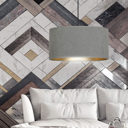 Hängeleuchte Crest 1 in Schwarz, Grau, 1-flammig