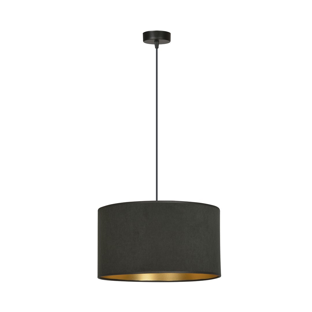 Hängeleuchte Crest 1 in Schwarz, 1-flammig