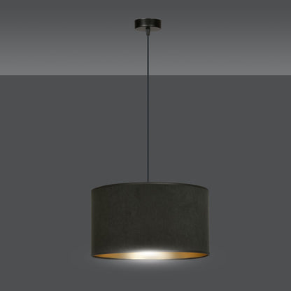 Hängeleuchte Crest 1 in Schwarz, 1-flammig