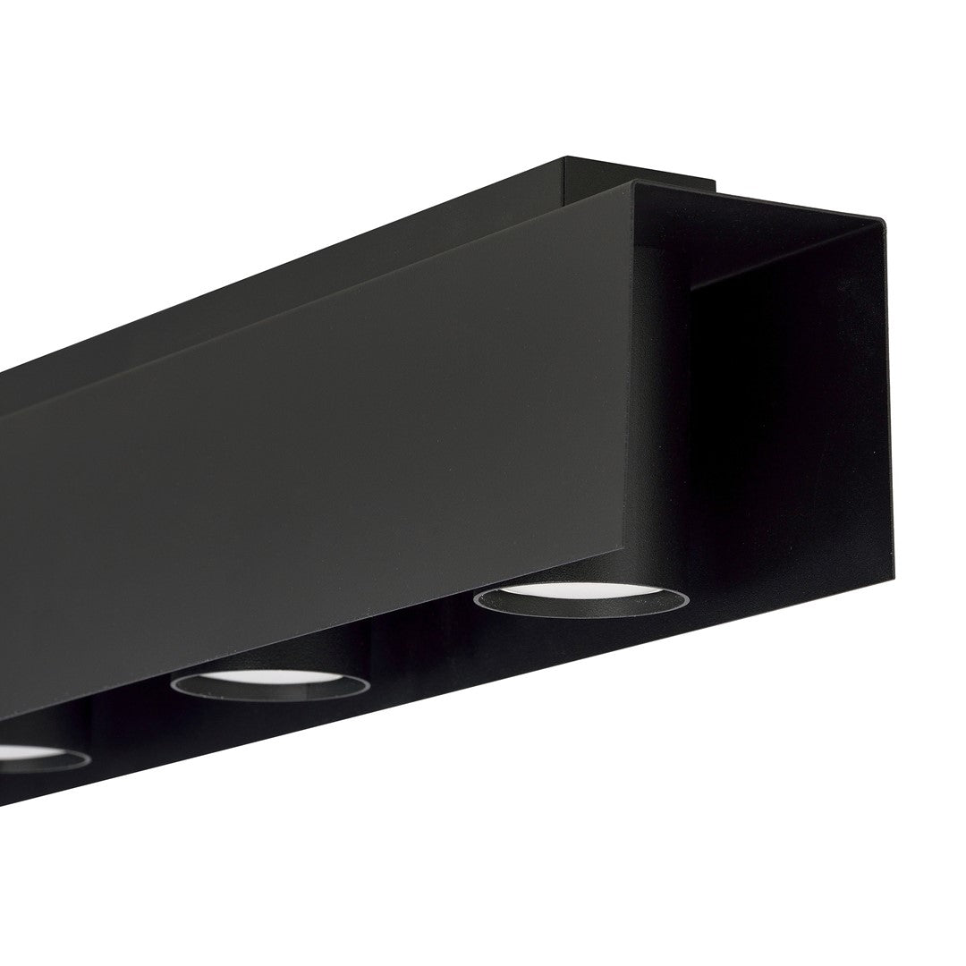 Deckenleuchte Keys 3 in Schwarz, 3-flammig