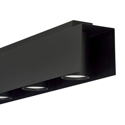 Deckenleuchte Keys 3 in Schwarz, 3-flammig