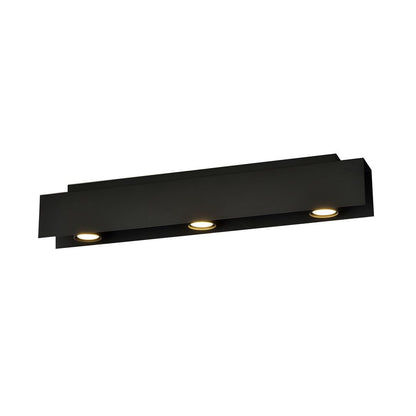 Deckenleuchte Keys 3 in Schwarz, 3-flammig
