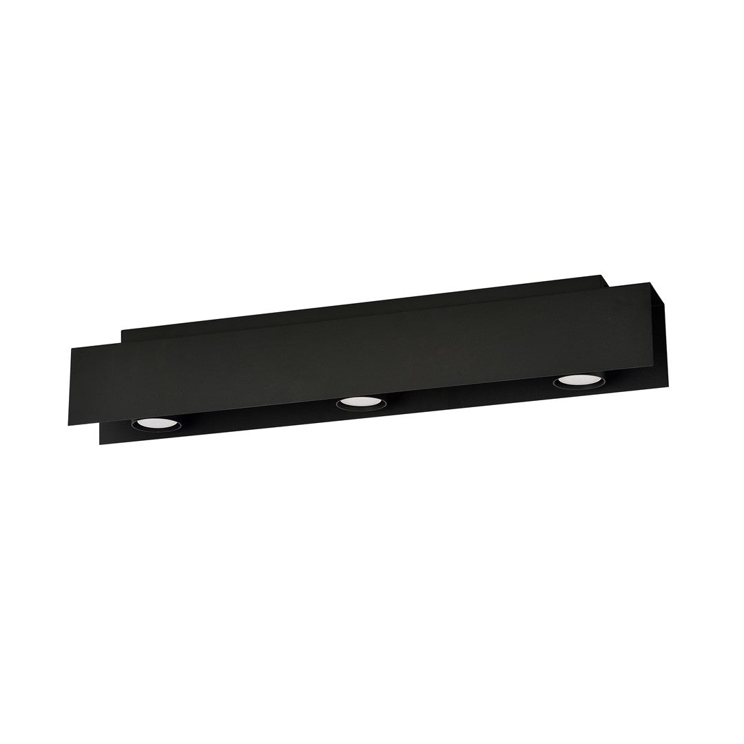 Deckenleuchte Keys 3 in Schwarz, 3-flammig