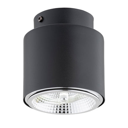 Deckenleuchte Micro 1 in Schwarz, 1-flammig