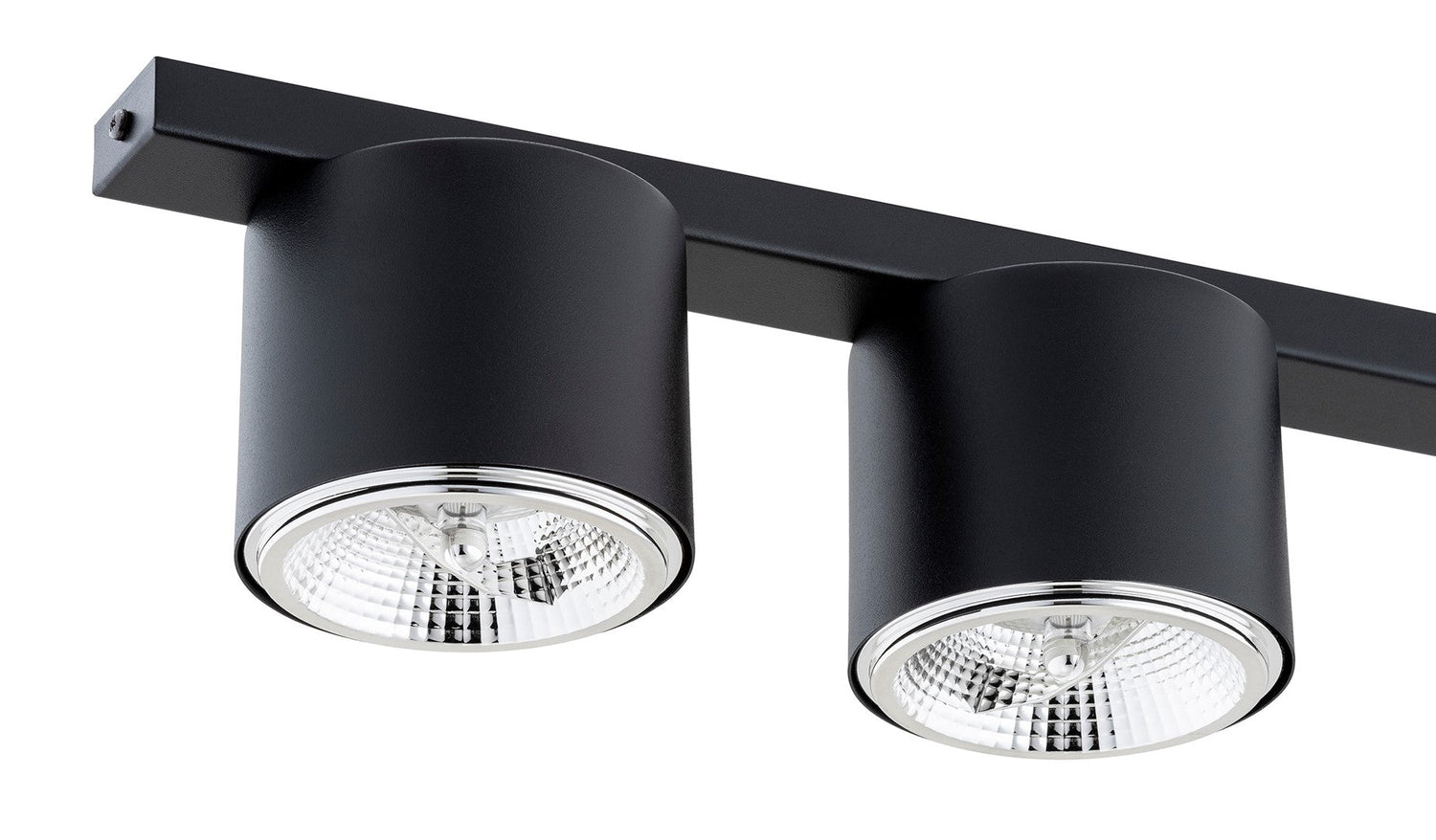 Deckenleuchte Micro 4 in Schwarz, 4-flammig