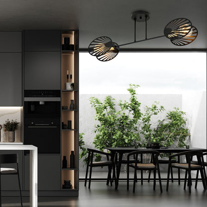 Deckenleuchte Muse 2 in Schwarz, 2-flammig