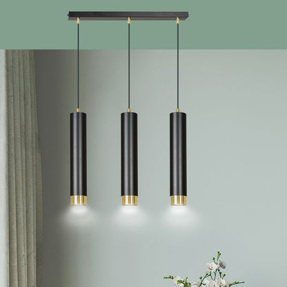 Hängeleuchte Aspire 3 in Schwarz, Gold, 3-flammig