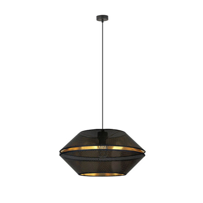 Hängeleuchte Charm 1 in Schwarz, Gold, 1-flammig