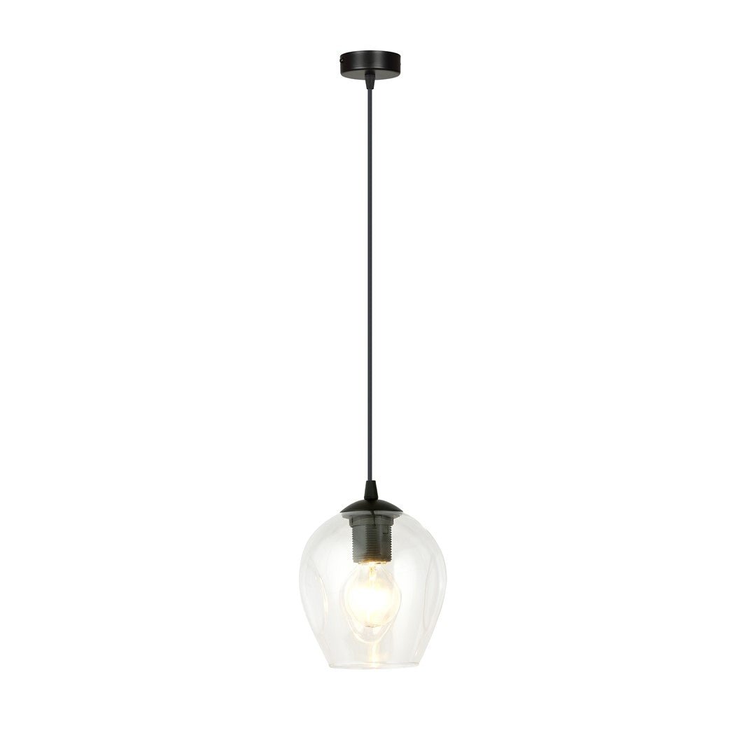 Hängeleuchte Lustre 1 in Schwarz, 1-flammig