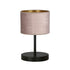 Tischlampe Crest Ln1 in Schwarz, Rosa, 1-flammig