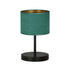 Tischlampe Crest Ln1 in Schwarz, Grün, 1-flammig