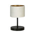 Tischlampe Crest Ln1 in Schwarz, Weiß, 1-flammig