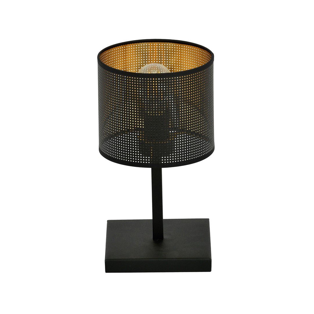 Tischlampe Ember Ln1 in Schwarz, Gold, 1-flammig