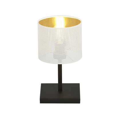 Tischlampe Ember Ln1 in Schwarz, Weiß, Gold, 1-flammig